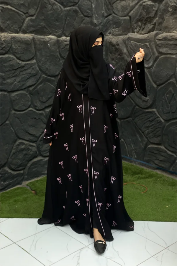 Bow Abaya Korean Nida Stuff